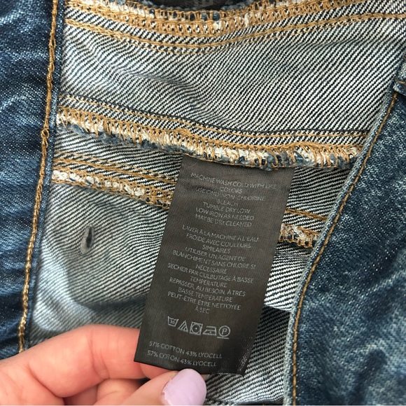 Free People - We the Free Good Luck Mid Rise Barrel Jeans 29 - Picture 12 of 13